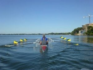 Rowing with Parkinson's is just one example of a program established by APDA Wisconsin Exercise Committee.