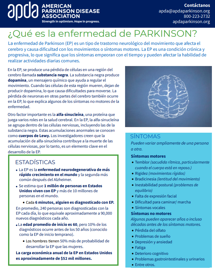 What is PD? (Spanish)